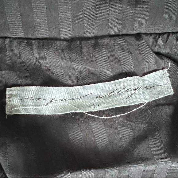 Raquel Allegra Black maxi trench coat size 0 - Picture 16 of 16